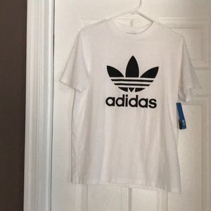 Adidas Trefoil Tee White/Black L